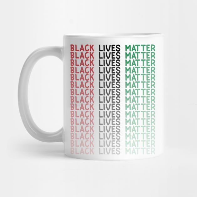 Black Lives Matter Flag by hallyupunch